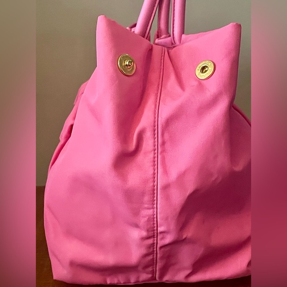 🎀PRADA Rare Limited Edition Color tote with bow, #20 of only 300, pink - Picture 6 of 17